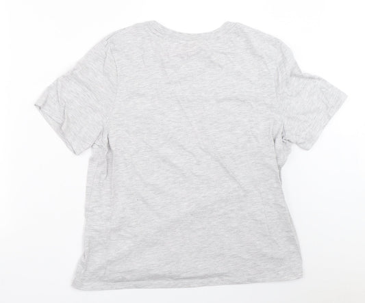H&M Womens Grey Basic T-Shirt Size M