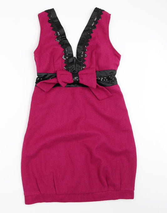 Preworn Womens Pink Shift Size L