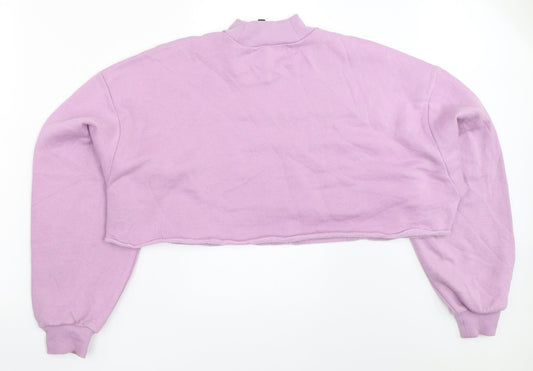 H&M Womens Purple Pullover Sweatshirt Size L