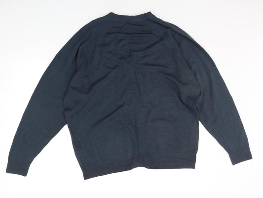 berktertex Womens Blue Cardigan Jumper Size L