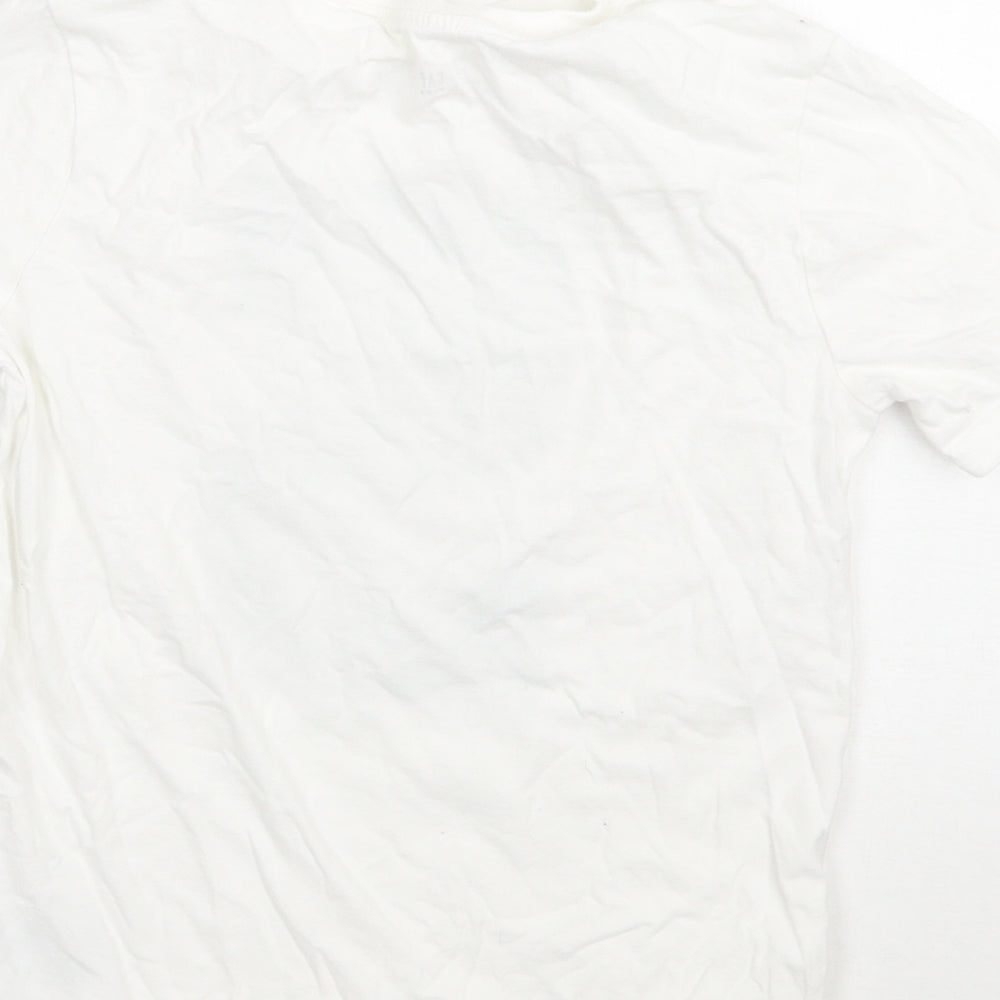 Gap Boys White Rayon Basic T-Shirt Size S
