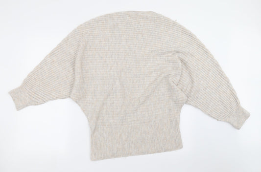 George Womens Beige Pullover Sweatshirt Size M