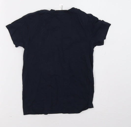 stranger Boys Blue Basic T-Shirt Size 5-6 Years