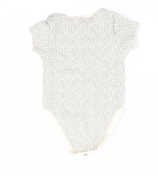 NEXT Boys Grey Polka Dot Romper One-Piece Size 0-3 Months