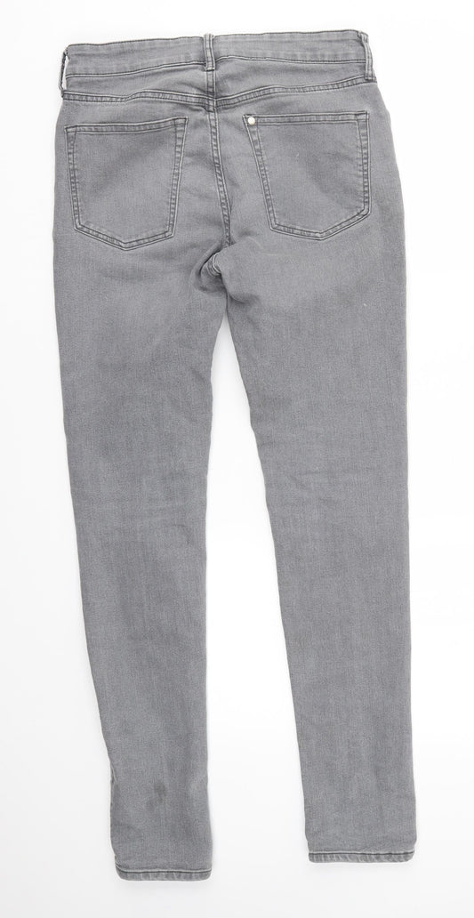 H&M Womens Grey Skinny Jeans Size 30 in L30 in