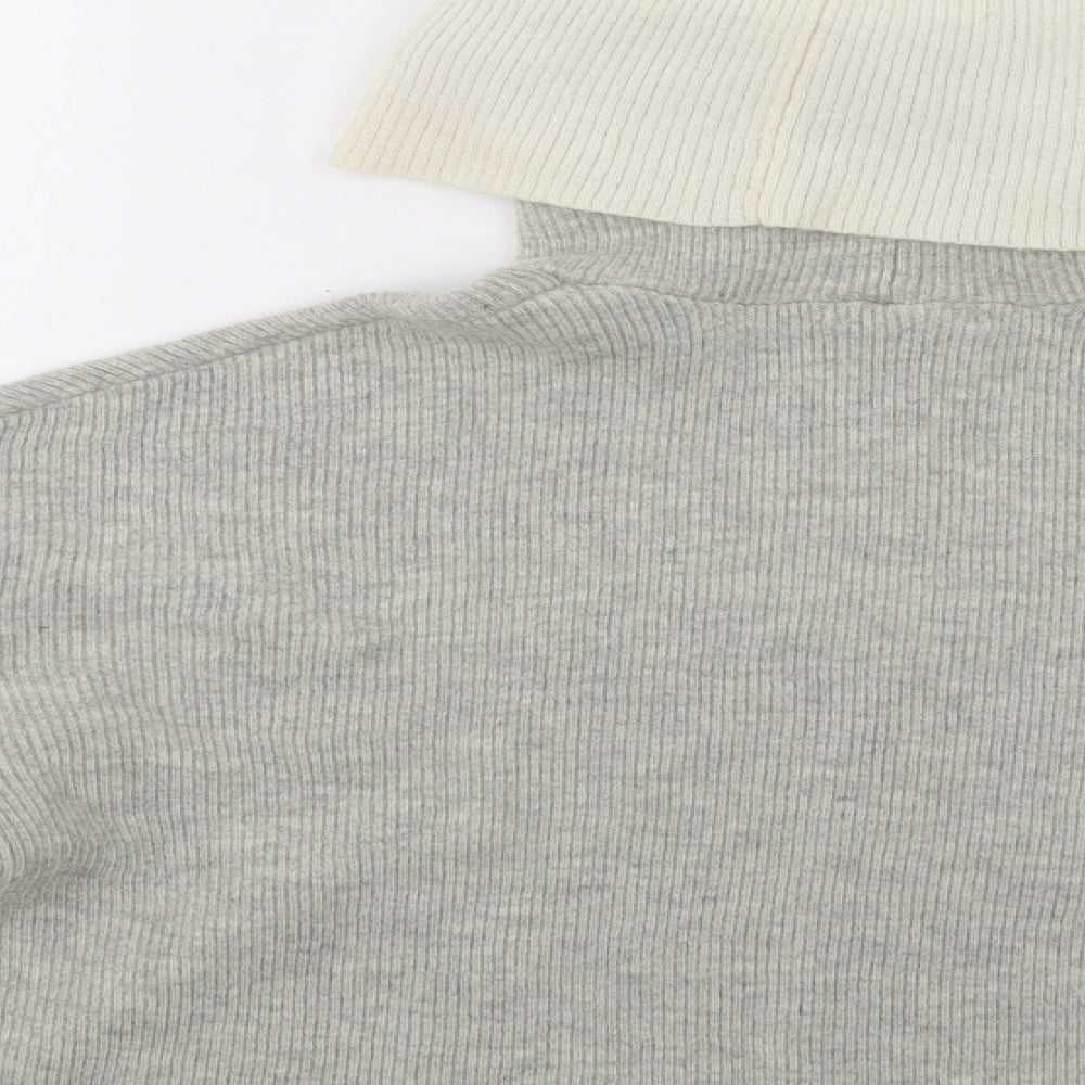 H&M Womens Grey Pullover Jumper Size S