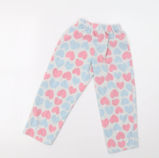 Carter's Girls White One Piece Size 5 Years - Heart Print