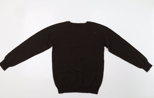 Petroleum Womens Brown Pullover Jumper Size L