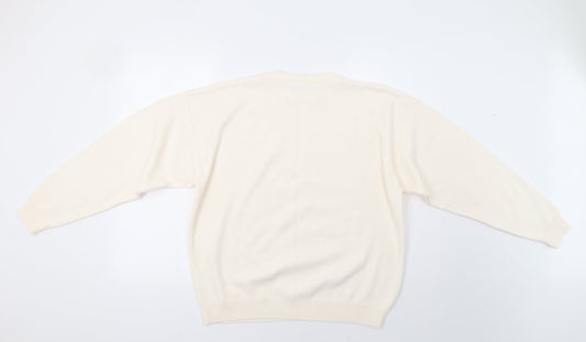 BHS Womens Ivory Pullover Jumper Size L
