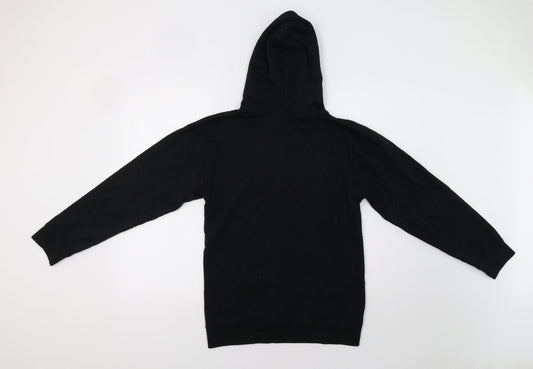 In the Style Womens Black Pullover Hoodie Size 8 - Queen