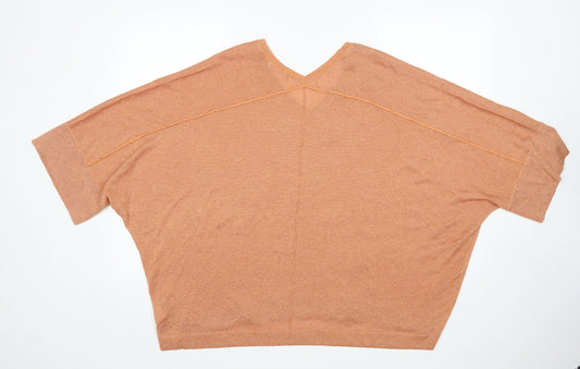 NEXT Womens Orange Pullover Jumper Size XL