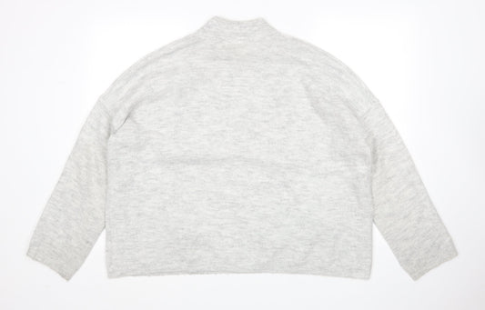 Peacocks Womens Grey Pullover Jumper Size L