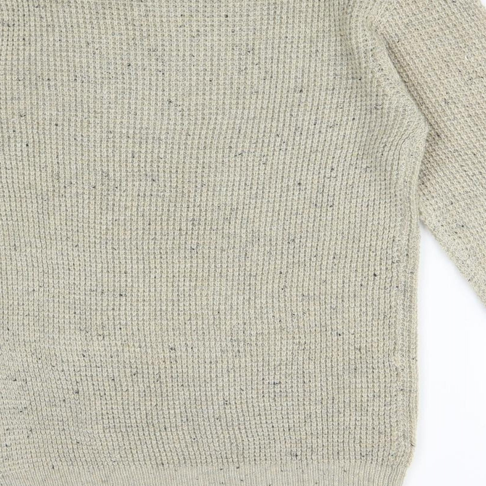 Cedar Wood State Mens Beige Pullover Sweatshirt Size XS