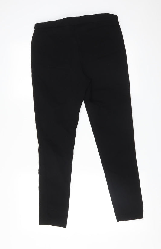 Dorothy Perkins Womens Black Trousers Size 14 L25 in