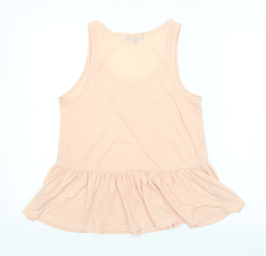 New Look Womens Pink Basic Tank Size 6