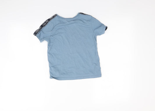 George Boys Blue Basic T-Shirt Size 5-6 Years