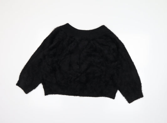 New Look Womens Black Pullover Jumper Size L
