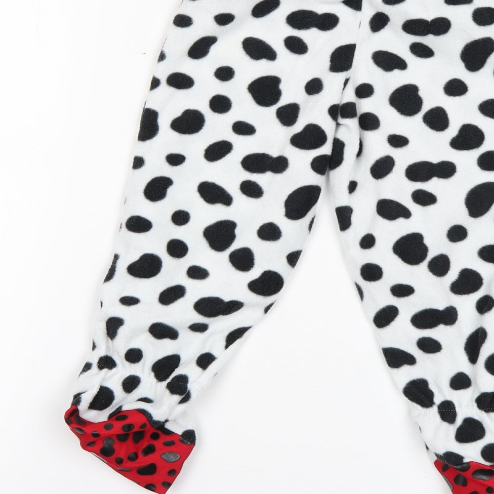 George Baby White Animal Print Sweatpants Trousers Size 12-18 Months