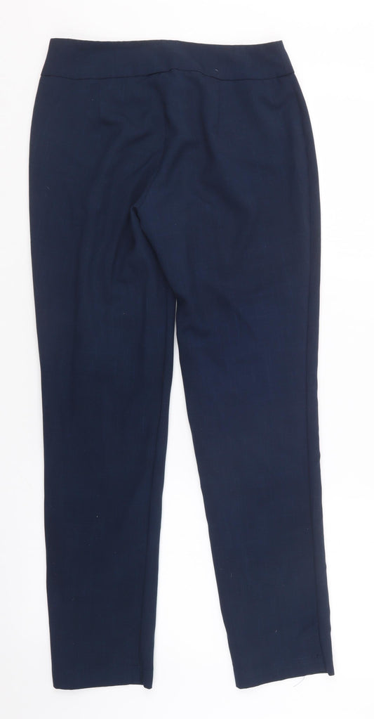 La Beeby Womens Blue Trousers Size 8 L27.5 in