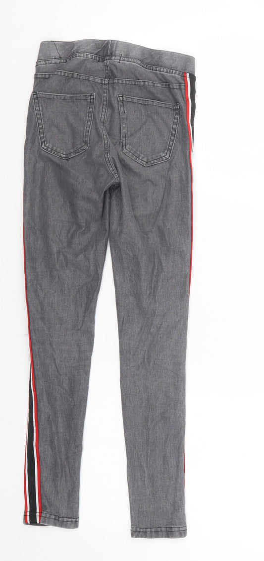 H&M Girls Grey Denim Jegging Jeans Size 10 Years