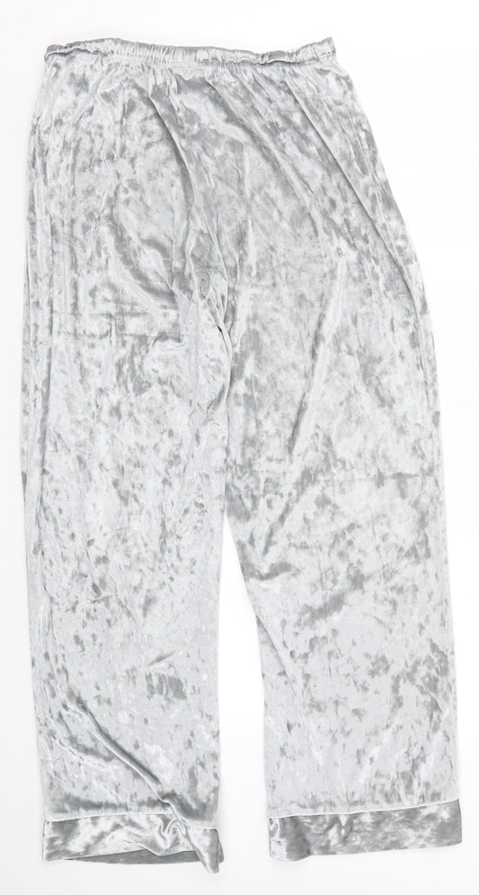 Preworn Womens Grey Trousers Size 12 L29 in - Pyjama Pants