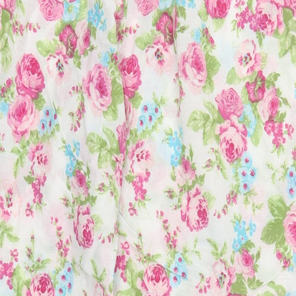 Preworn Womens Multicoloured Floral Trousers Size 42 in L28 in - Pyjama Pants