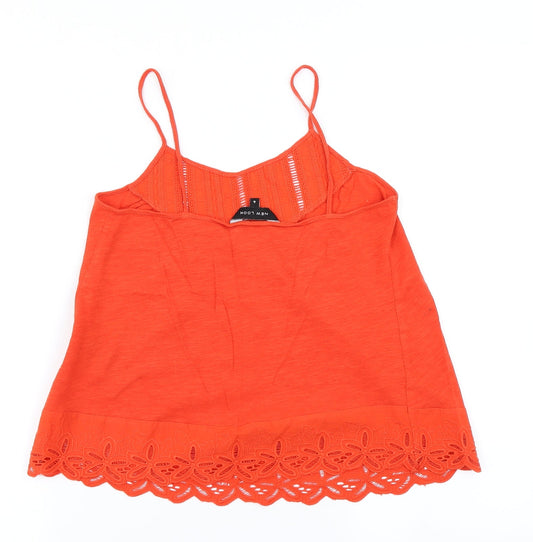 New Look Womens Orange Camisole T-Shirt Size 6