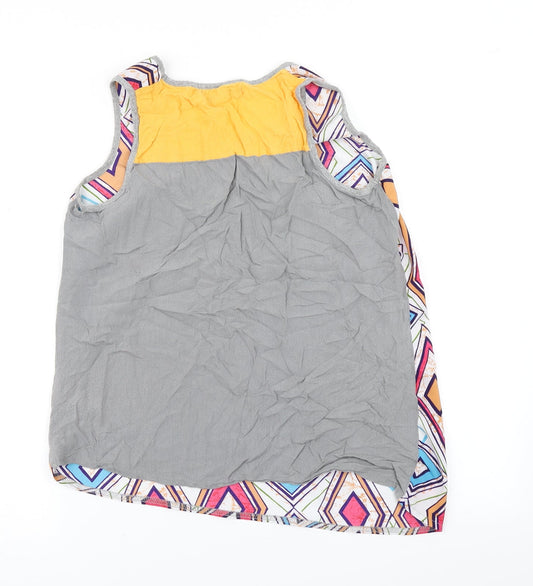 NEXT Womens Pink Geometric Basic Tank Size 10
