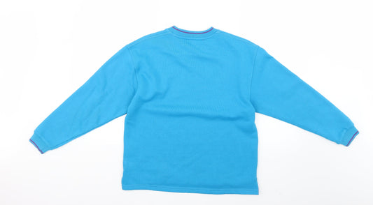 SCOUT Mens Blue Pullover Jumper