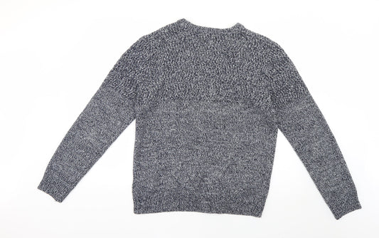 Topman Mens Blue Pullover Jumper Size M