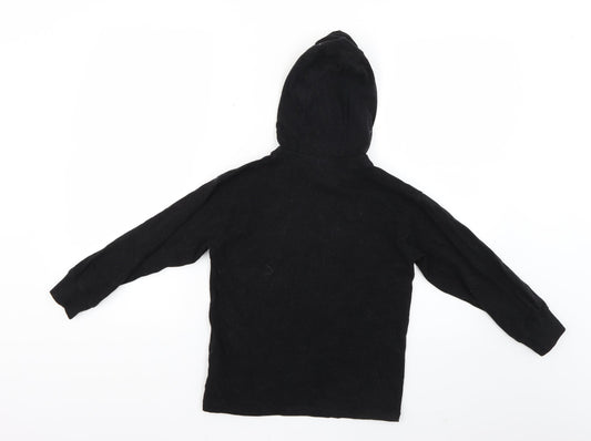 NEXT Boys Black Pullover Hoodie Size 8 Years
