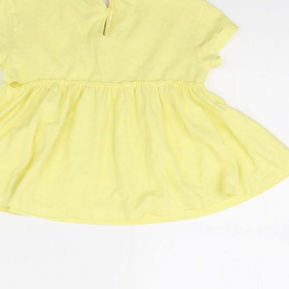 NEXT Girls Yellow Fit & Flare Size 3 Years