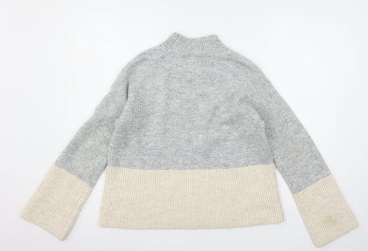 Papaya Womens Green Knit Pullover Jumper Size S