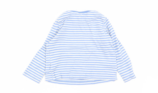 F&F Boys Multicoloured Striped Babydoll Pyjama Top Size 18-24 Months