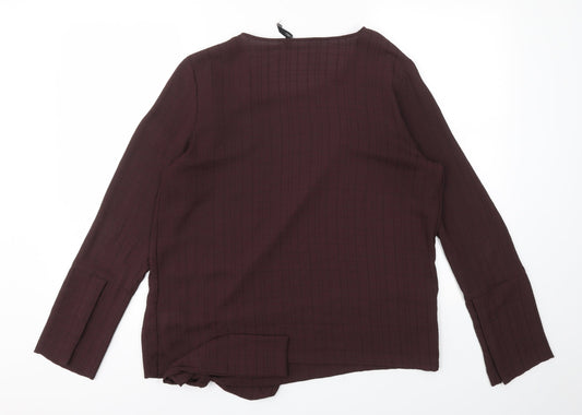 NEXT Womens Red Basic Blouse Size 14