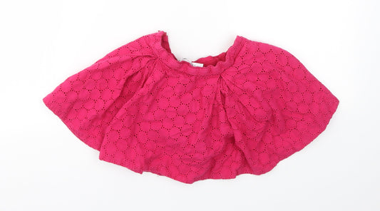 RYKIEL Girls Pink Flare Skirt Size 6 Years