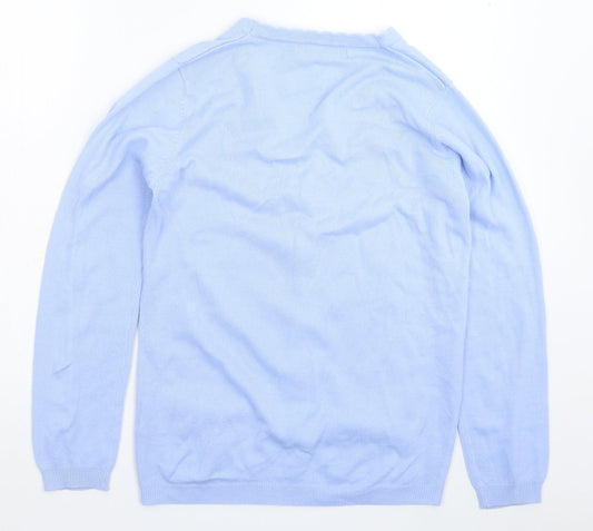 Isle Womens Blue Knit Cardigan Jumper Size 12