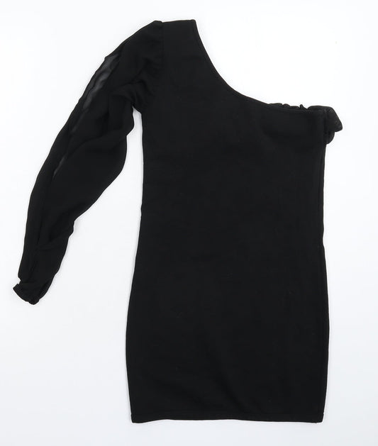 Miss Selfridge Womens Black Mini Size 10
