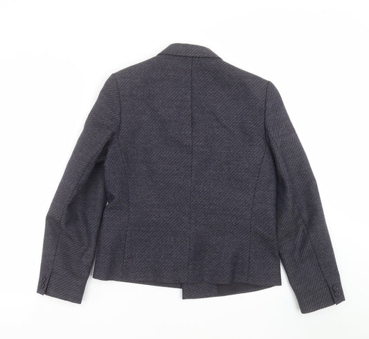 Marks and Spencer Womens Blue Striped Jacket Suit Jacket Size 12