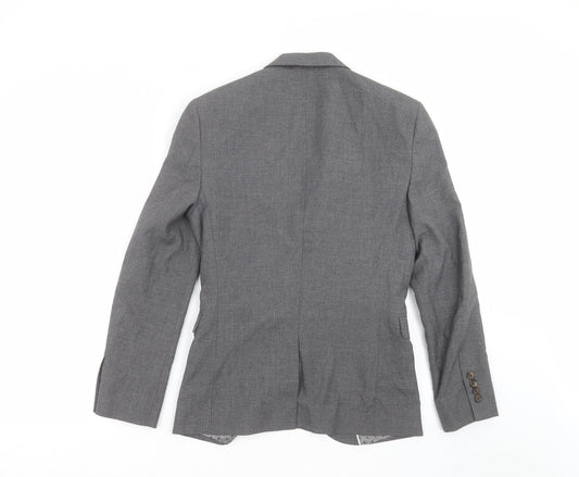 NEXT Mens Grey Jacket Suit Jacket Size 34