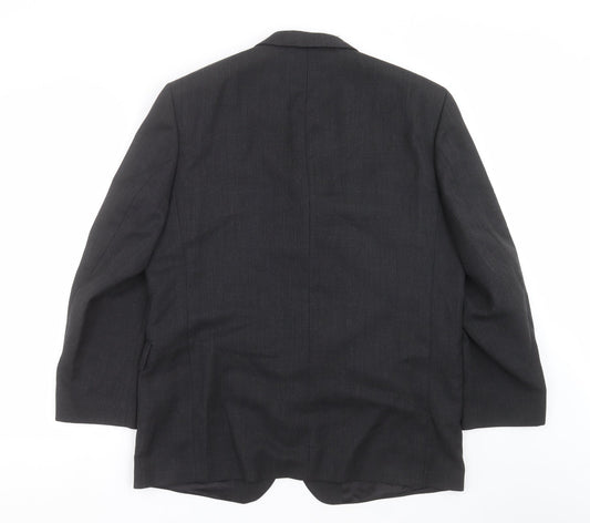 Tom english Mens Grey Jacket Suit Jacket Size 40