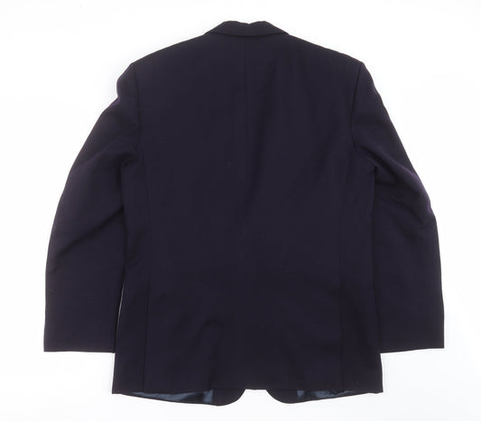 john atkinson Mens Blue Jacket Suit Jacket Size 42