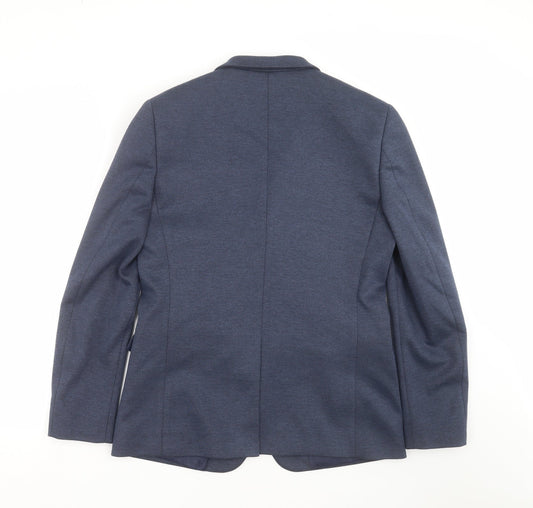 Topman Mens Blue Jacket Suit Jacket Size 40