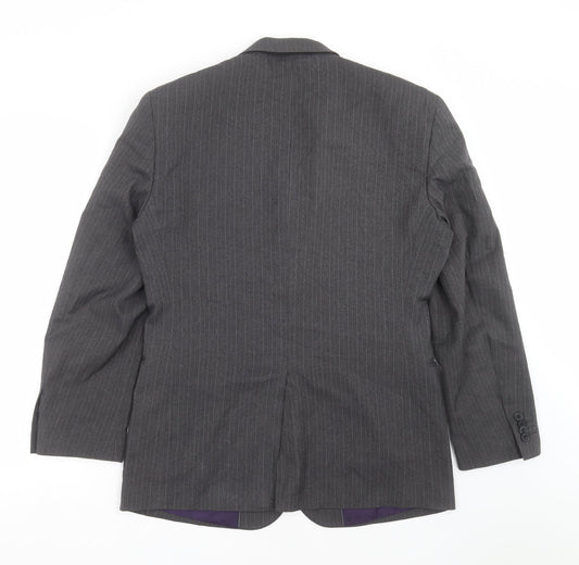 Taylor & Wright Mens Grey Striped Jacket Suit Jacket Size 38