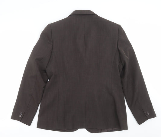 berketex Womens Brown Jacket Suit Jacket Size 14