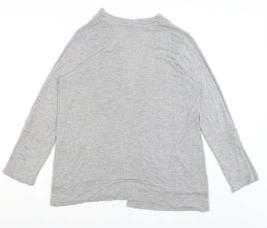 Papaya Womens Grey Shrug Jumper Size 20