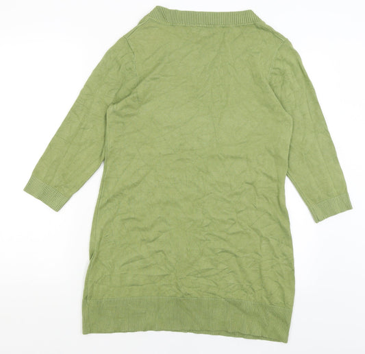 Michele Hope Womens Green Pullover Jumper Size 10