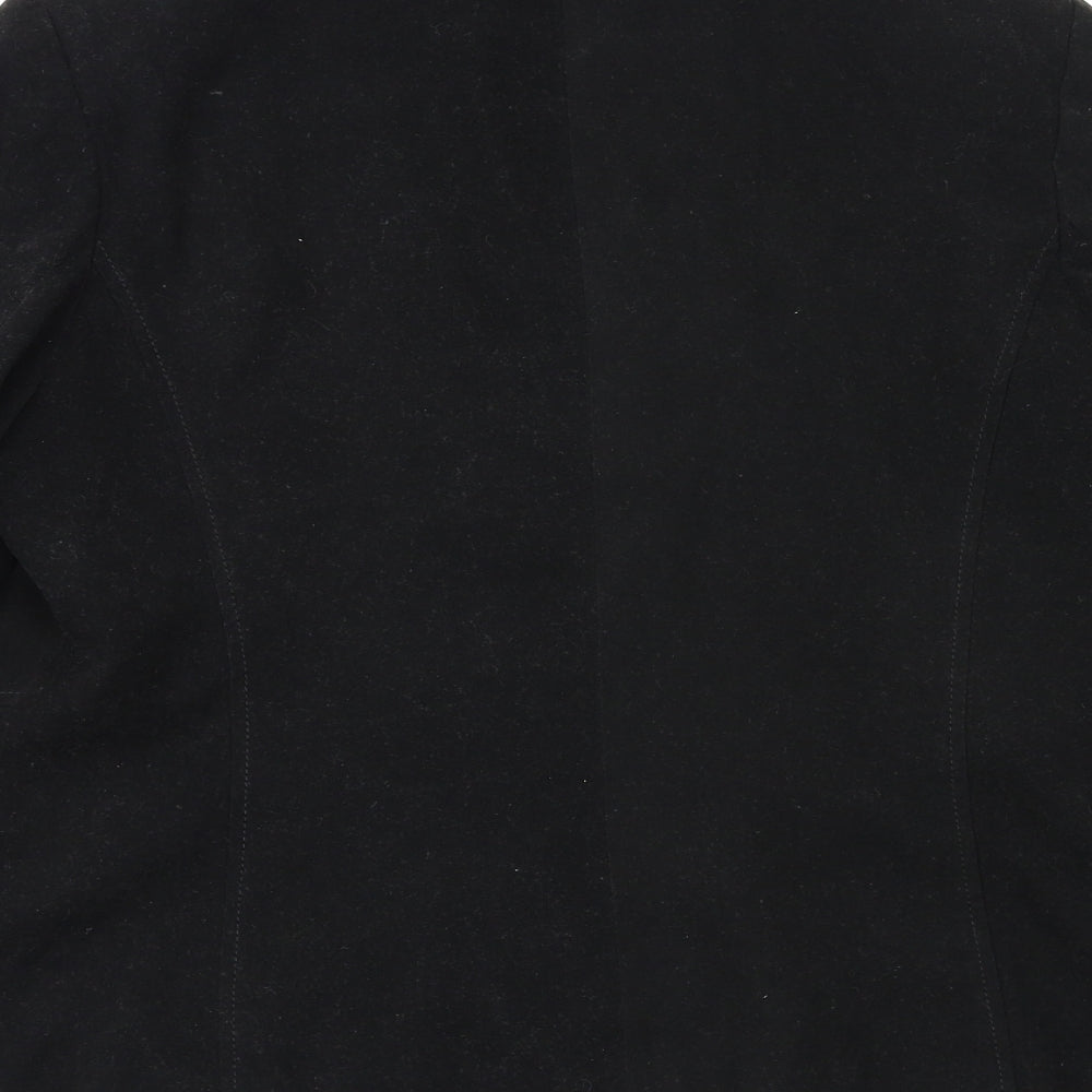 BM Womens Black Jacket Coatigan Size 16