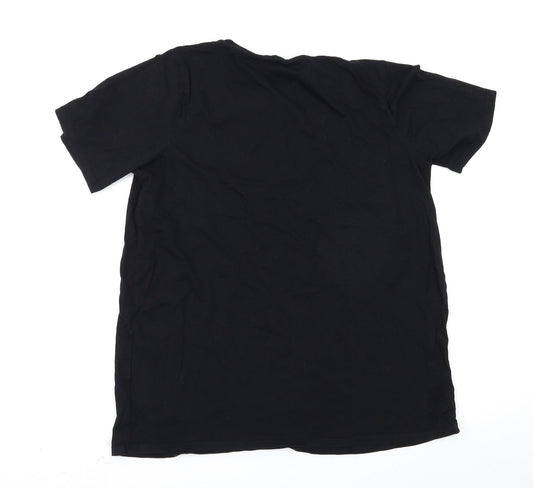 H&M Womens Black Basic T-Shirt Size M