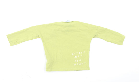 NEXT Boys Green Basic T-Shirt Size 9-12 Months
